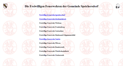 Desktop Screenshot of feuerwehr.speichersdorf.de
